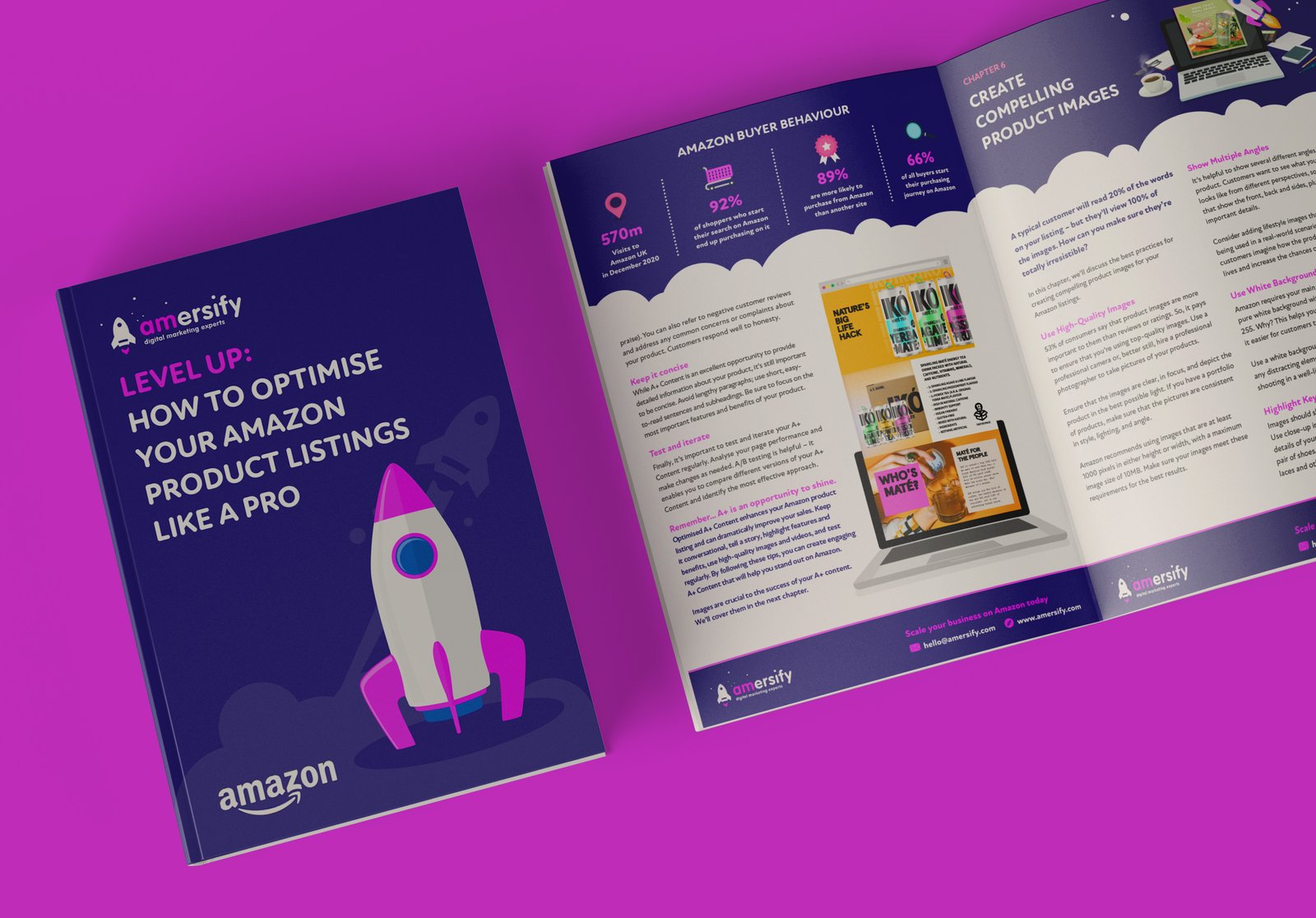 Amazon optimisation guide & eBook by Amersify